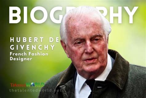 hubert de givenchy bio